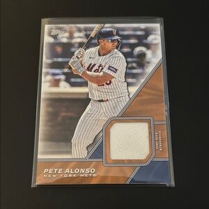 2026 Topps Series 1 Major League Material #MLM-PA Pete Alonso Game Used Relic